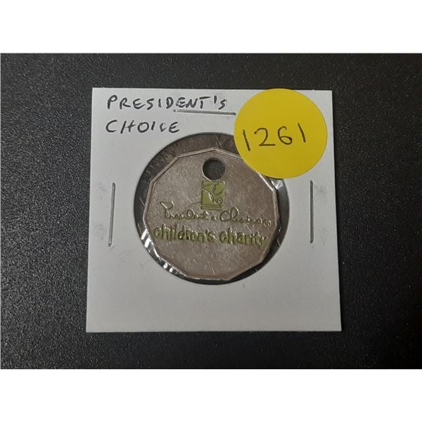 President’s Choice Children’s Charity Medal. Holed.