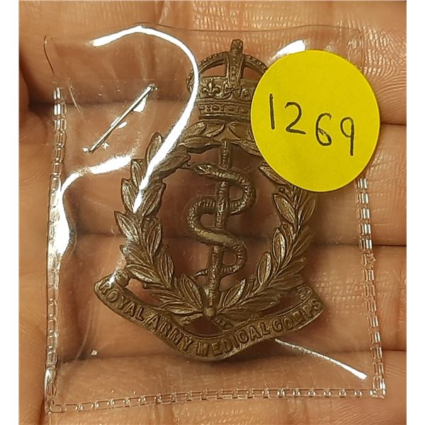 British Royal Army Medical Corps pin. King’s Crown. AU.