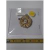 Image 1 : Le Regiment de Joliette Cap Badge. Gilt.