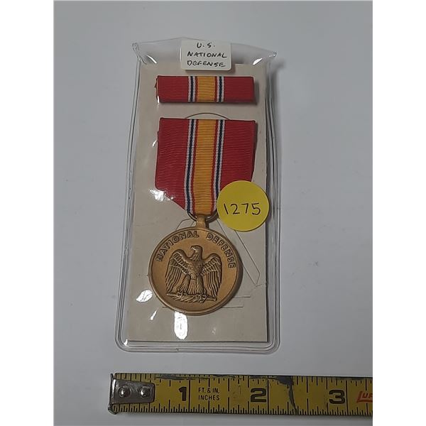 U.S. National Defense Medal.
