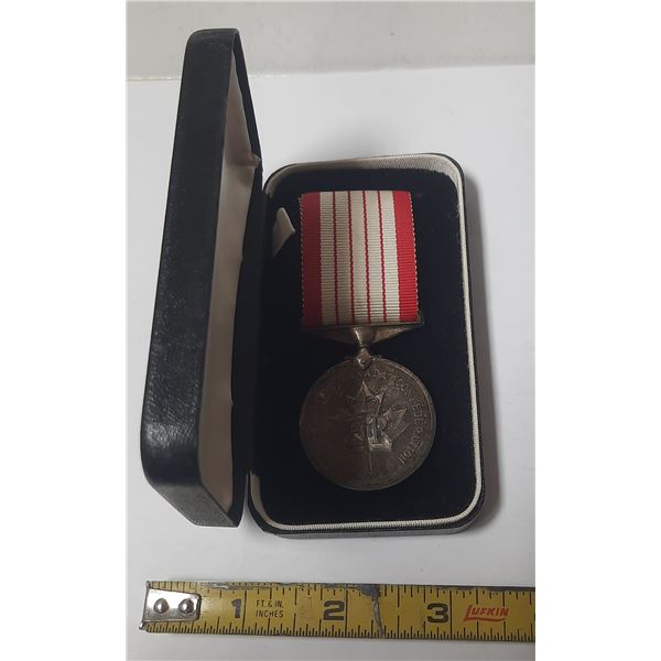 Canadian Centennial Medal 1867 – 1967. Housed in its original case.