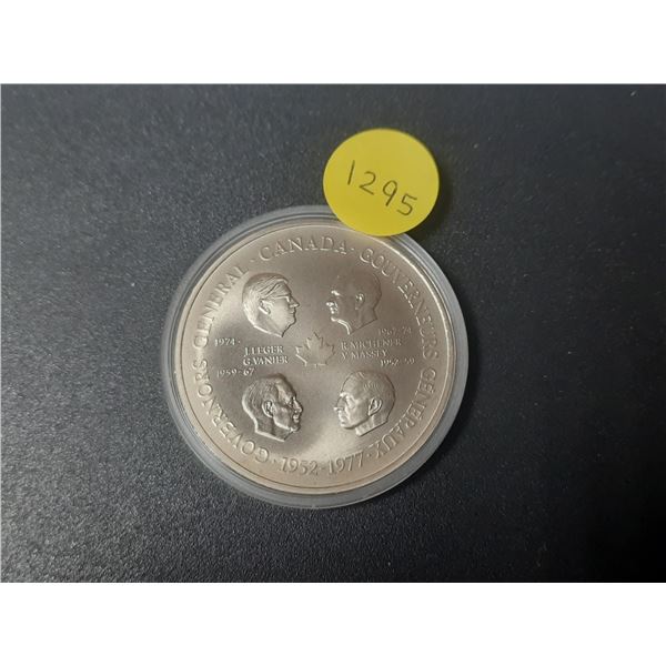 Canadian 1952 – 1977 medal commemorating the 25th Anniversary of Queen Elizabeth with image