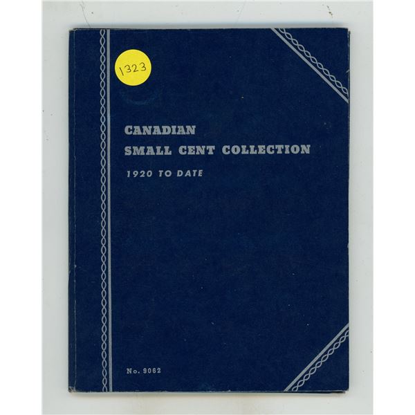 Complete set of Canadian Small Cents 1920 – 1972. Includes all the Key Dates including 1922