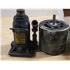 Image 2 : Bottle jack, electric motor, misc hardware