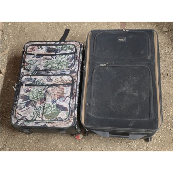 2 suit cases