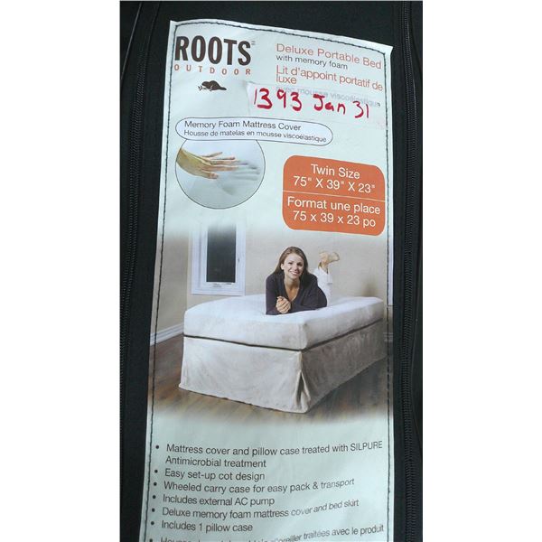 deluxe potable bed mattress cover twin size