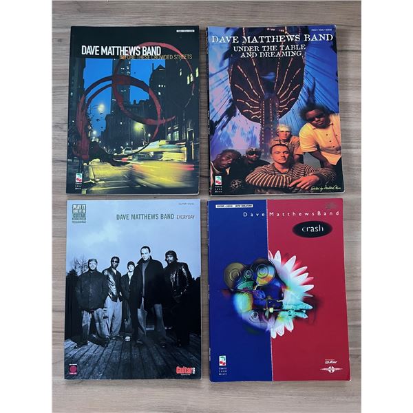 Dave Matthews Band. 4 books of sheet music for Guitar, Vocal, Piano.