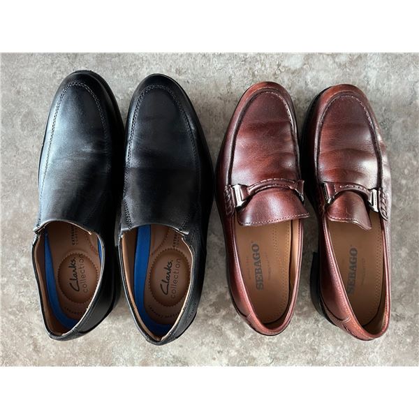 Men’s Leather Dress Shoes. Clarks. Sebago. Quality. New. Size 7 – 7.5.