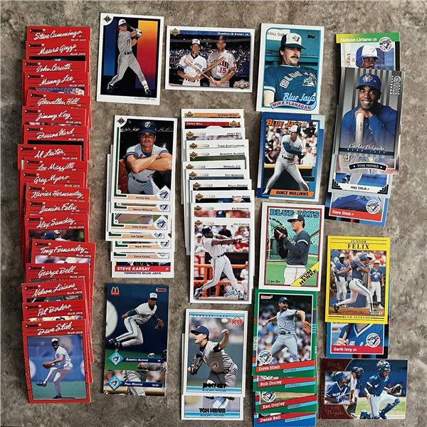 Toronto Blue Jays Baseball Cards. Mixed Brands. Mixed Years.