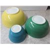 Image 7 : 3 pcs. Pyrex Bowl (Primary Color)