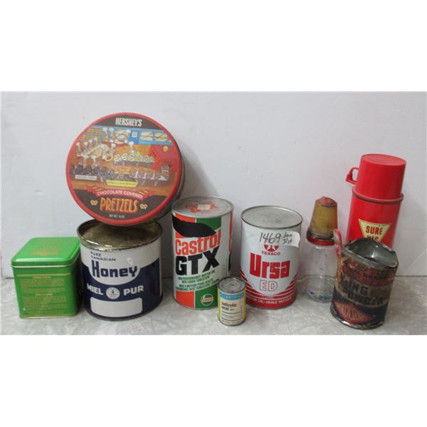 Assorted Colector Tin Cans