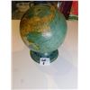 Image 1 : VINTAGE 4” DIAMETER GLOBE TIN COIN BANK