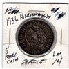 Image 2 : 1936F GERMAN VON HINDENBURG 5 MARK, SILVER