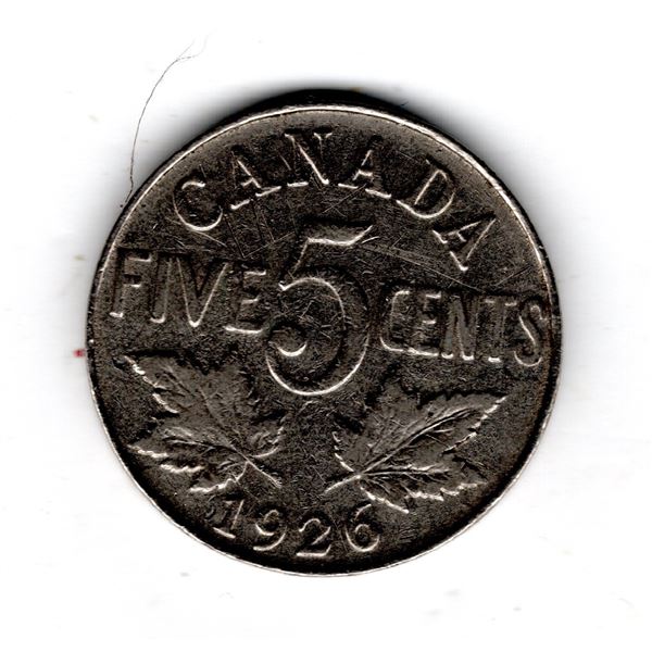 1926 NEAR 6 FIVE CENT