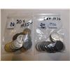 Image 2 : 20 EACH OF 1935 AND 1936 FIVE CENT PIECES