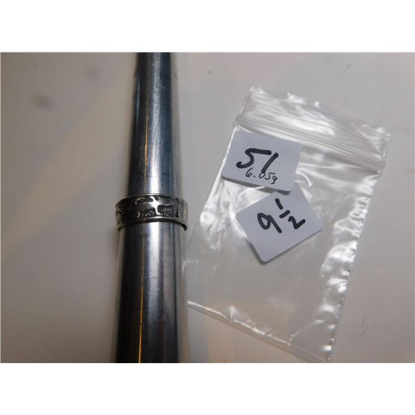 LIZARD MOTIF SIZE 9.5 STERLING RING