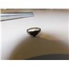 Image 4 : SIZE 6 ¾ STERLING HEART SHAPE RING WITH TURQUOISE INLAY