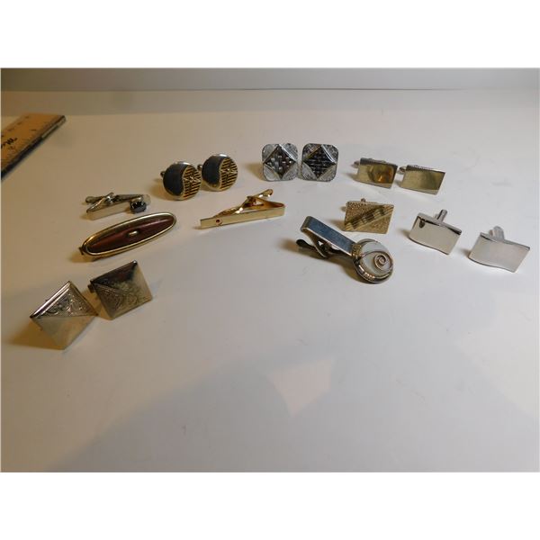 MEN’S CUFFLINKS AND TIE CLIPS