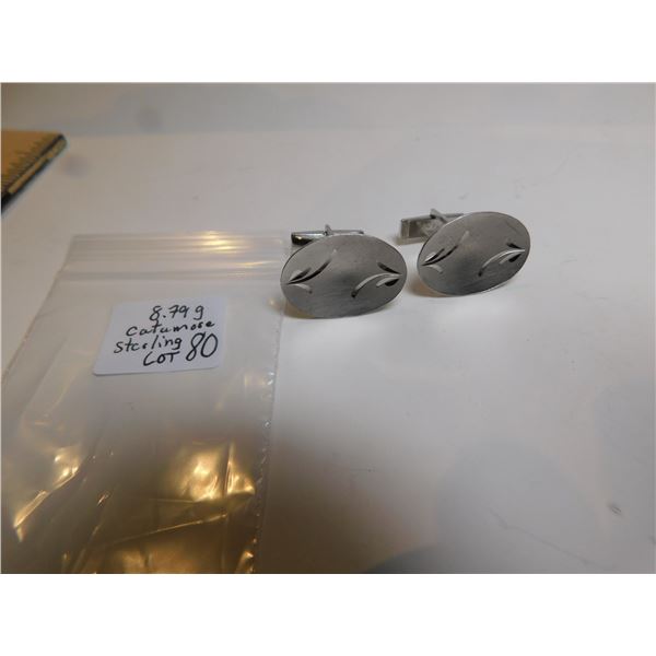 CATAMORE STERLING CUFFLINKS 8.79g