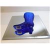 Image 3 : FENTON COBALT BLUE 4” GLASS BOOT
