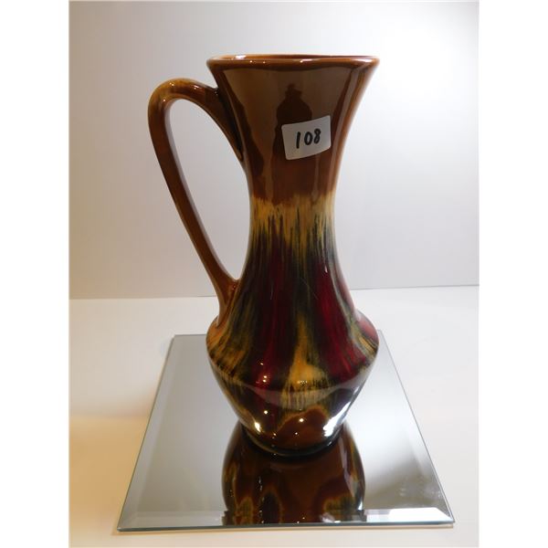 JAPAN MULTI COLOURED VASE 9 ½ “TALL