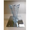 Image 1 : LIGHT BLUE VASE 7 ¾ “ TALL ART DECO