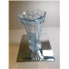 Image 2 : LIGHT BLUE VASE 7 ¾ “ TALL ART DECO