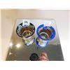 Image 2 : 2-HAND PAINTED TEA LIGHT HOLDERS ITALIAN SCENES