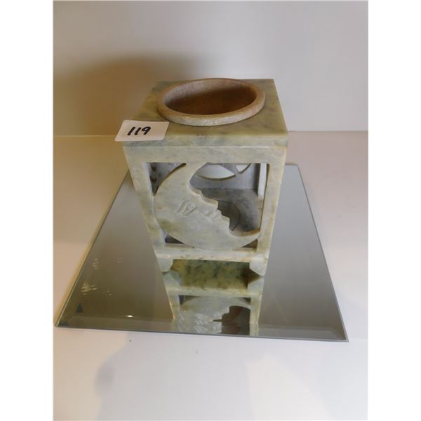 WAX/POTPOURI SOAPSTONE MELTER
