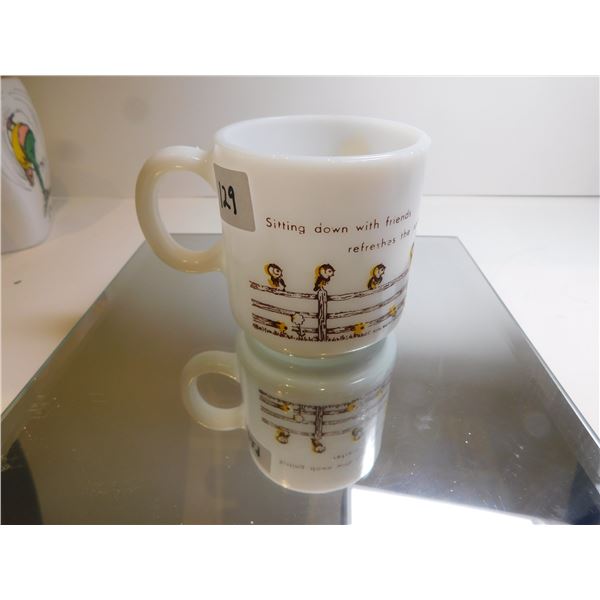 1970’S HOLLY HOBBY MILK GLASS MUG