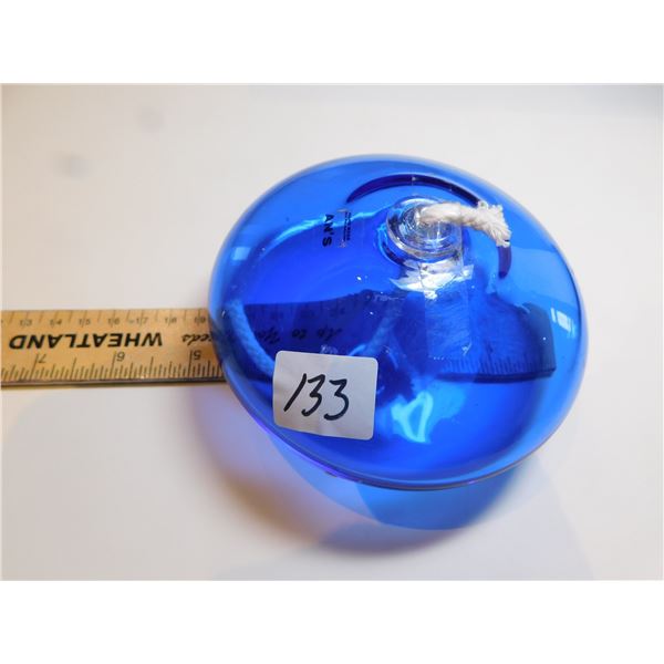 COBALT BLUE OIL LAMP