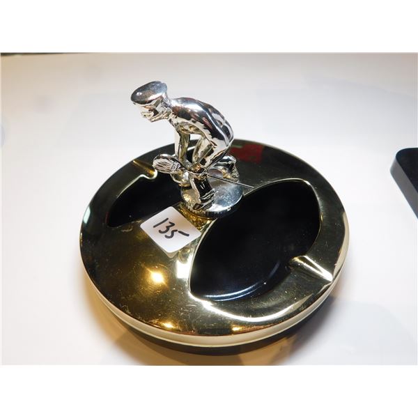 VINTAGE MADE IN JAPAN CURLING ASH TRAY