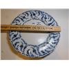 Image 2 : ANTIQUE 9 ¼ “WILLIAM A ADDERLEY FLOW BLUE PLATE