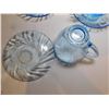 Image 3 : 3-KIG INDONESIA AQUA BLUE CUP AND SAUCERS