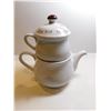 Image 3 : TEA FOR MOTHER CUP AND TEAPOT STACKED, MADE IN KOREA