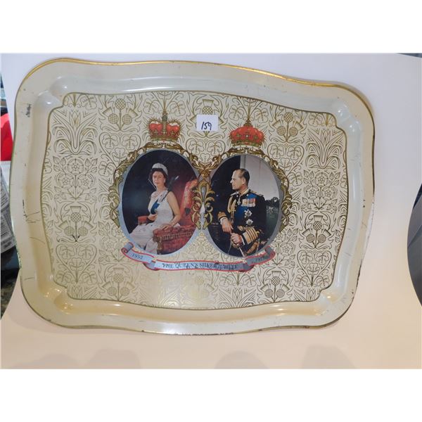 1977 ROYAL SILVER JUBILEE TRAY