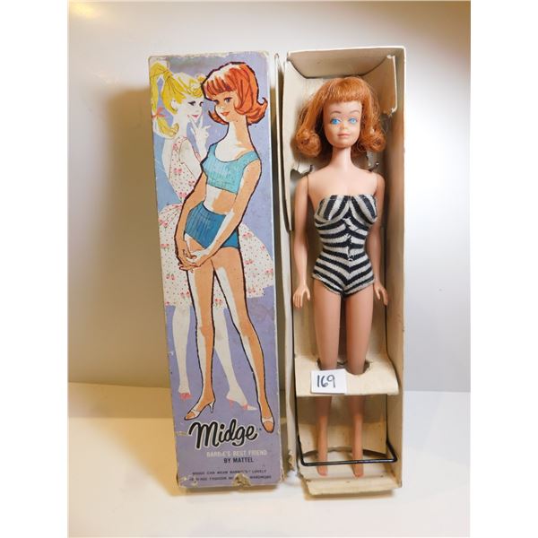 1962 BARBIE MIDGE IN ORIGINAL BAX