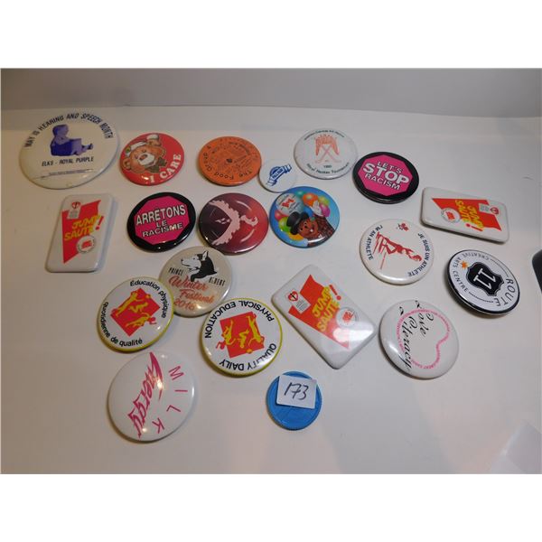 VINTAGE PIN BACKS