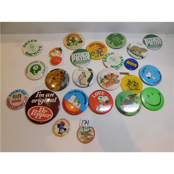 VINTAGE PINBACKS