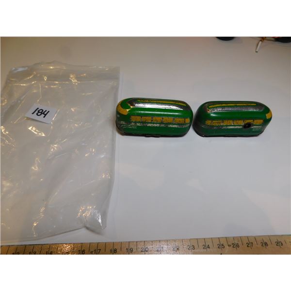 VINTAGE WIND UP TIN BUSSES