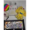 Image 3 : Glitter pencil case, coin purses and kids toys