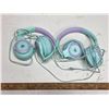 Image 1 : 2 blue kids head phones