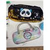Image 3 : pencil case, 2 eye glass cases and crock charms