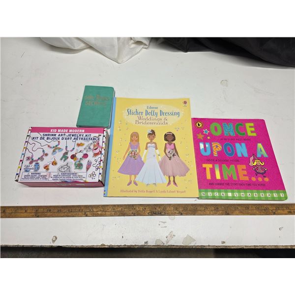 Kids book, sticker dolly, once upon a time
