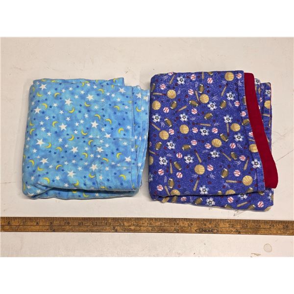 2 baby blankets