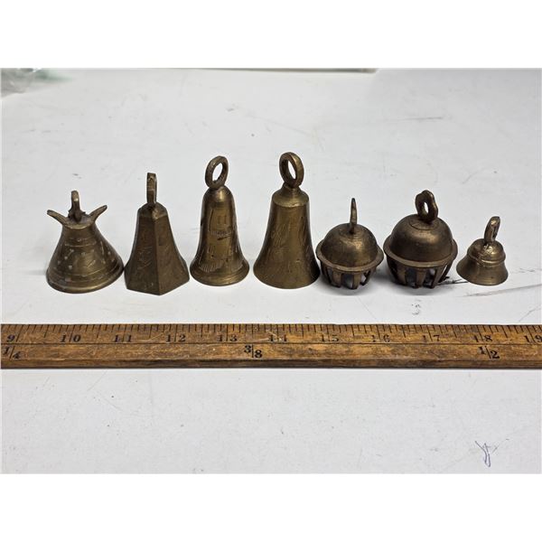 7 brass sarna bells