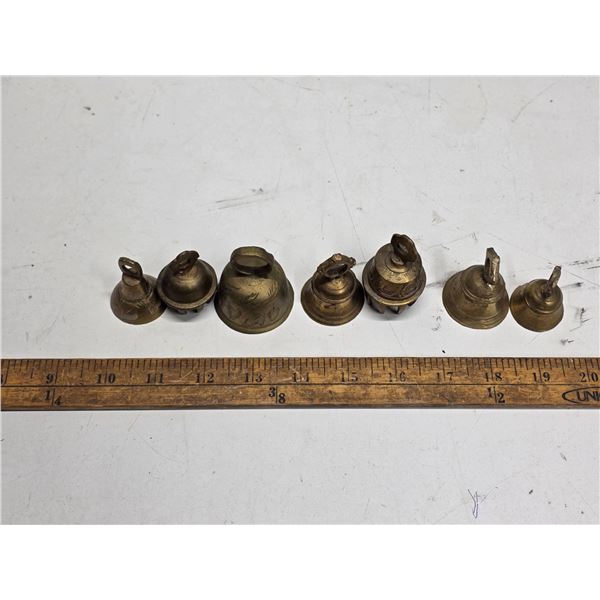 7 brass sarna bells