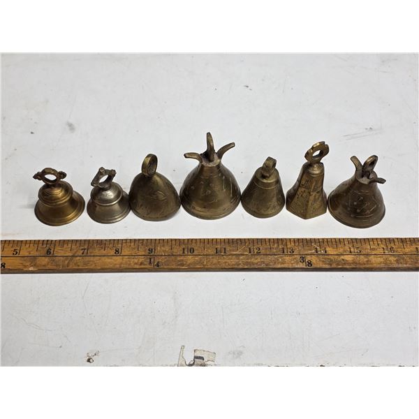 7 brass sarna bells