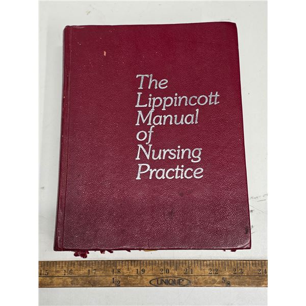 Vintage nursing practice book