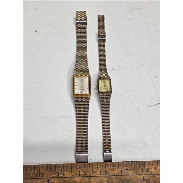 Ladies and mens watches